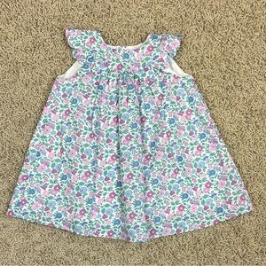 NWT Jacadi Paris liberty fabric floral dress sz 6 months